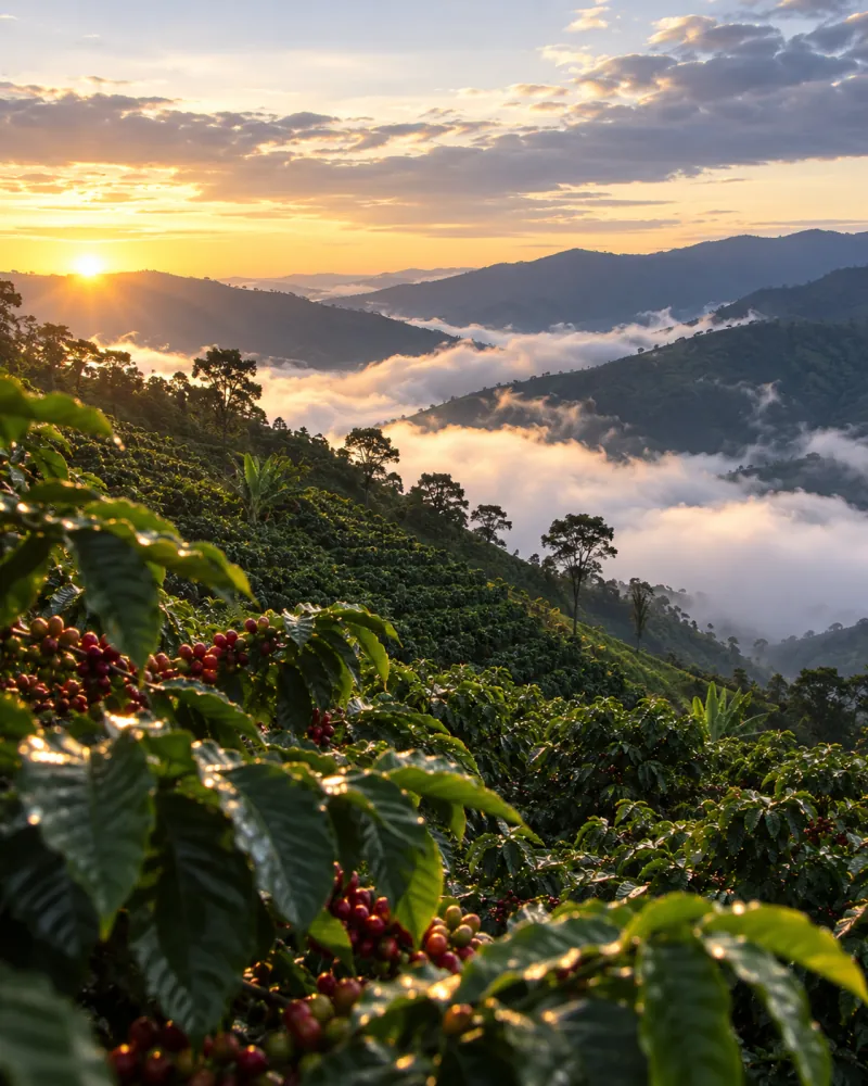 Paisaje cafetero de Cauca